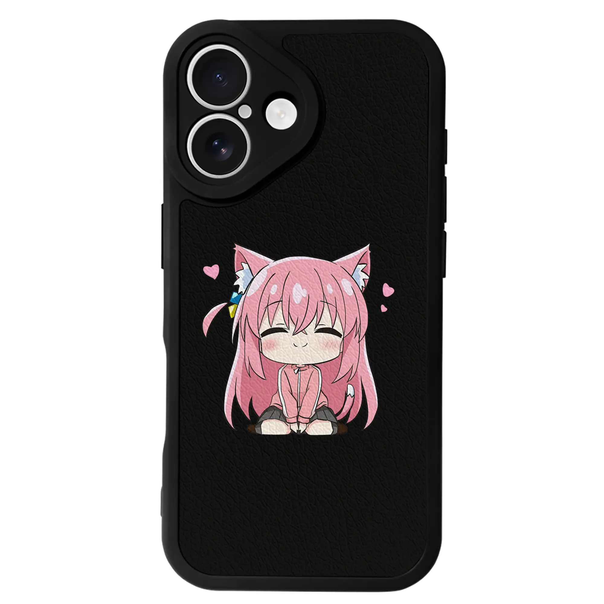 ぼっちざろっく！ グッズ,後藤ひとり - IPhone 16シリーズ対応 ・ シリコンスマホケース ・ レザー調 ・ 高精度フィット ・ 耐衝撃 ・ ワイヤレス充電対応 ・ 精密カット